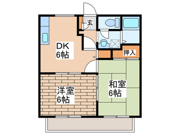 さくらハイツの物件間取画像